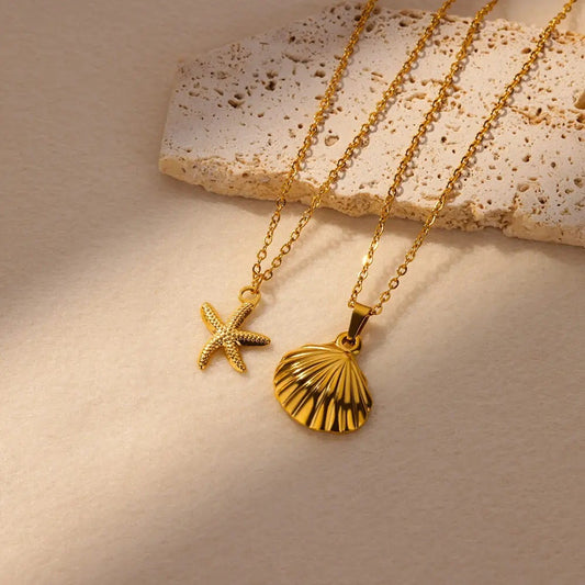 Ria - Shell & Starfish Necklace