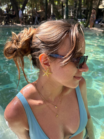 Surya - Boucles d'oreilles étoile de mer