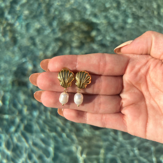 Indah - Shell Earrings